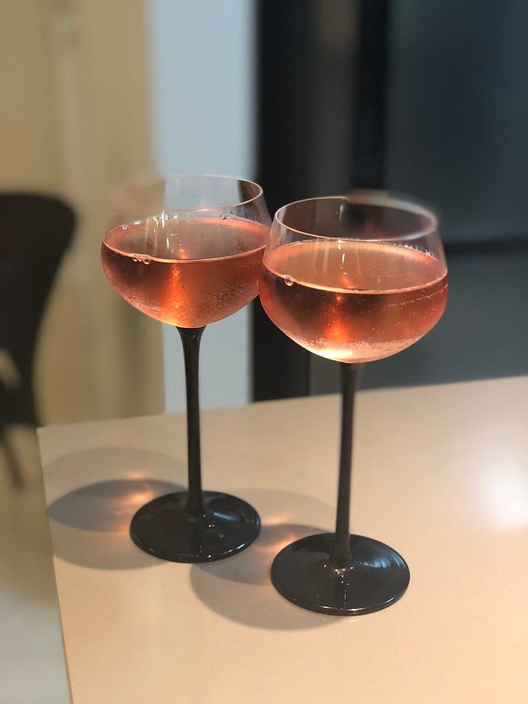 Two glasses of rosé